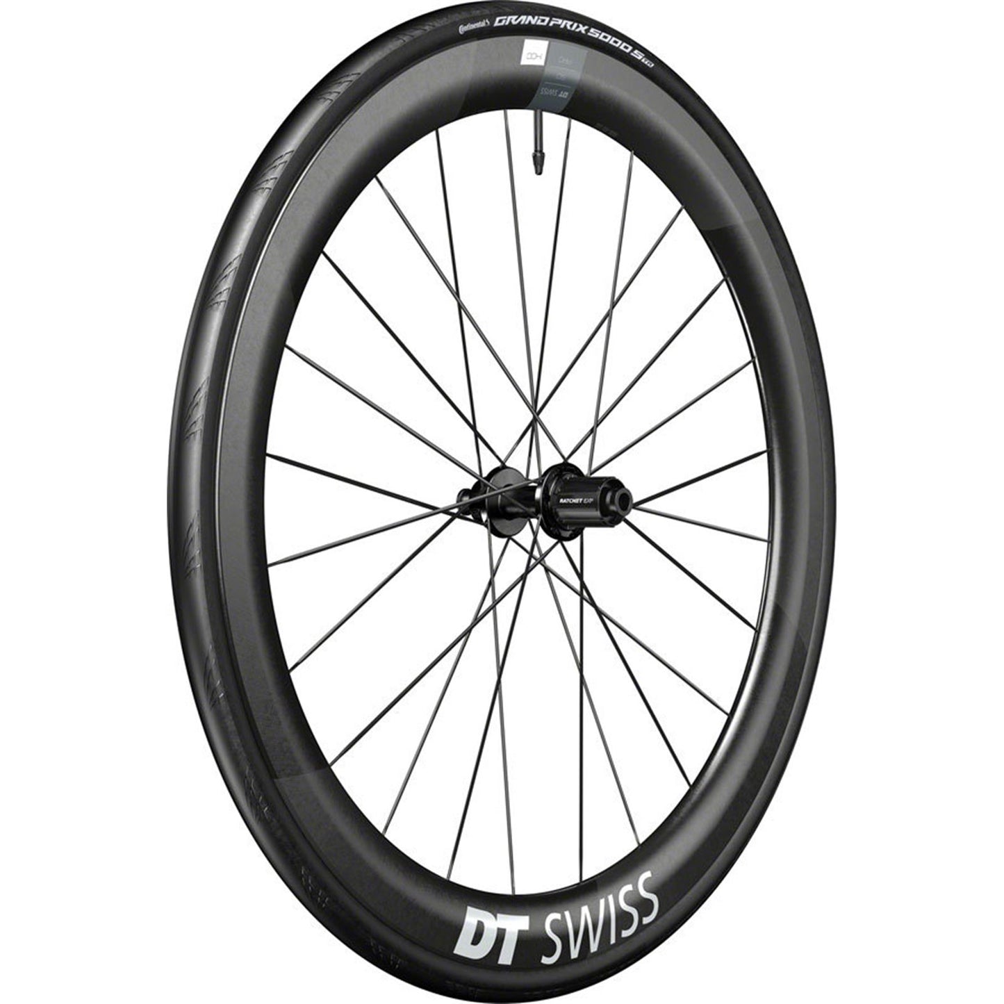 DT Swiss ARC 1400 DiCut 50 Rear Wheel - 700, 12 x 142mm, Black [MPN: WARC140NIDICA27074]_1999348