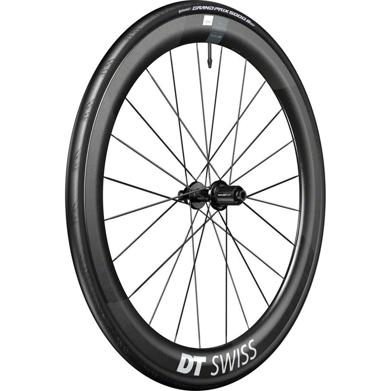 DT Swiss ARC 1400 DiCut 50 Rear Wheel - 700, 12 x 142mm, Black [MPN: WARC140NIDICA27074]_1999348