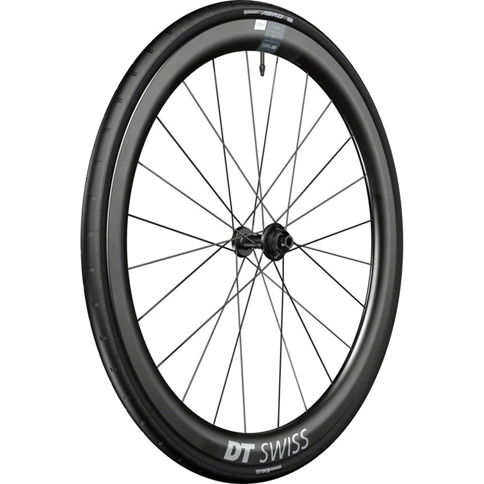 DT Swiss ERC 1400 DiCut 45 Front Wheel - 700, 12 x 100mm, Black [MPN: WERC140AIDXCA27088]_1933550