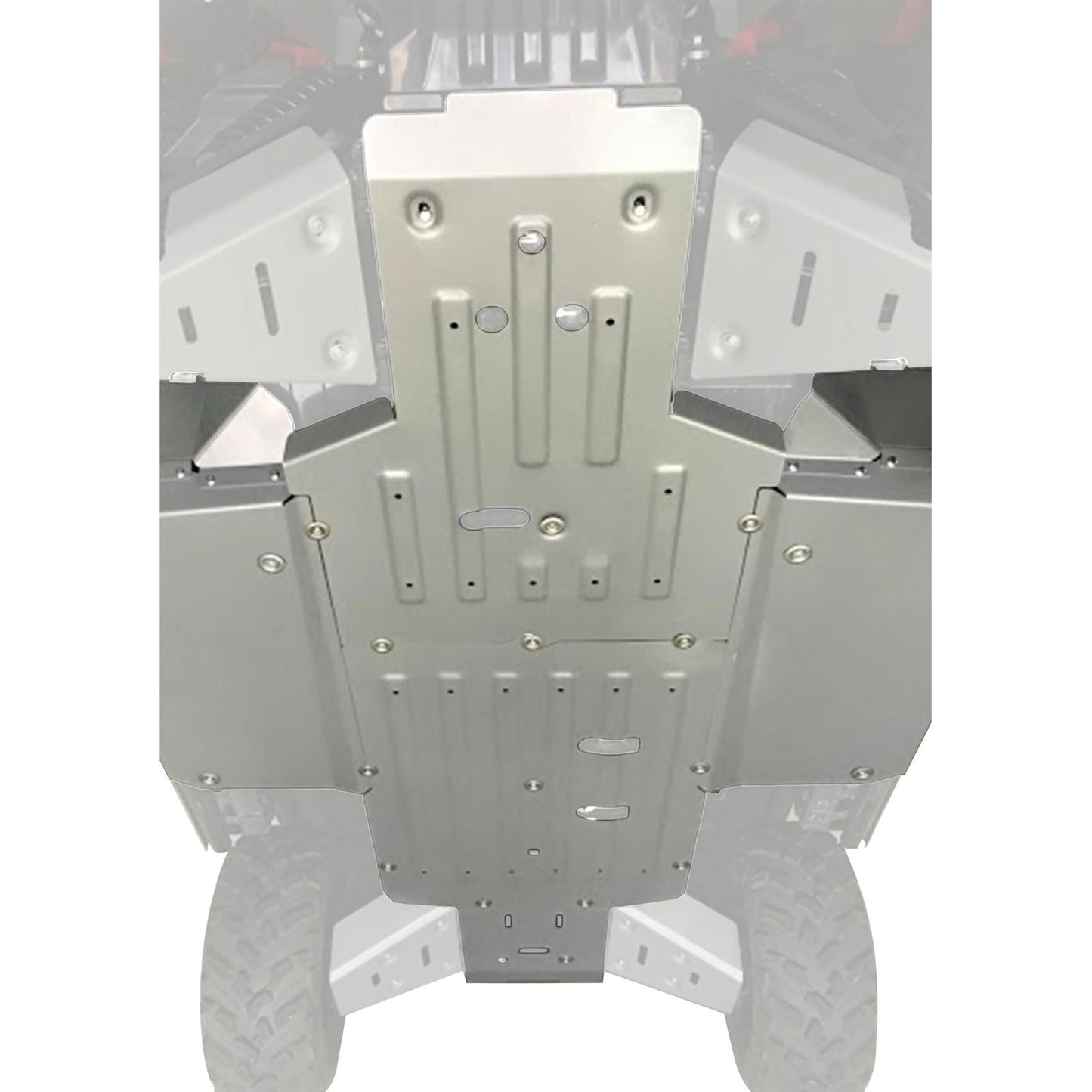 Rival Powersports USA Alloy Central Skid Plate Compatible with Honda Pioneer 1000  [MPN: 2444.2150.2]_2098607