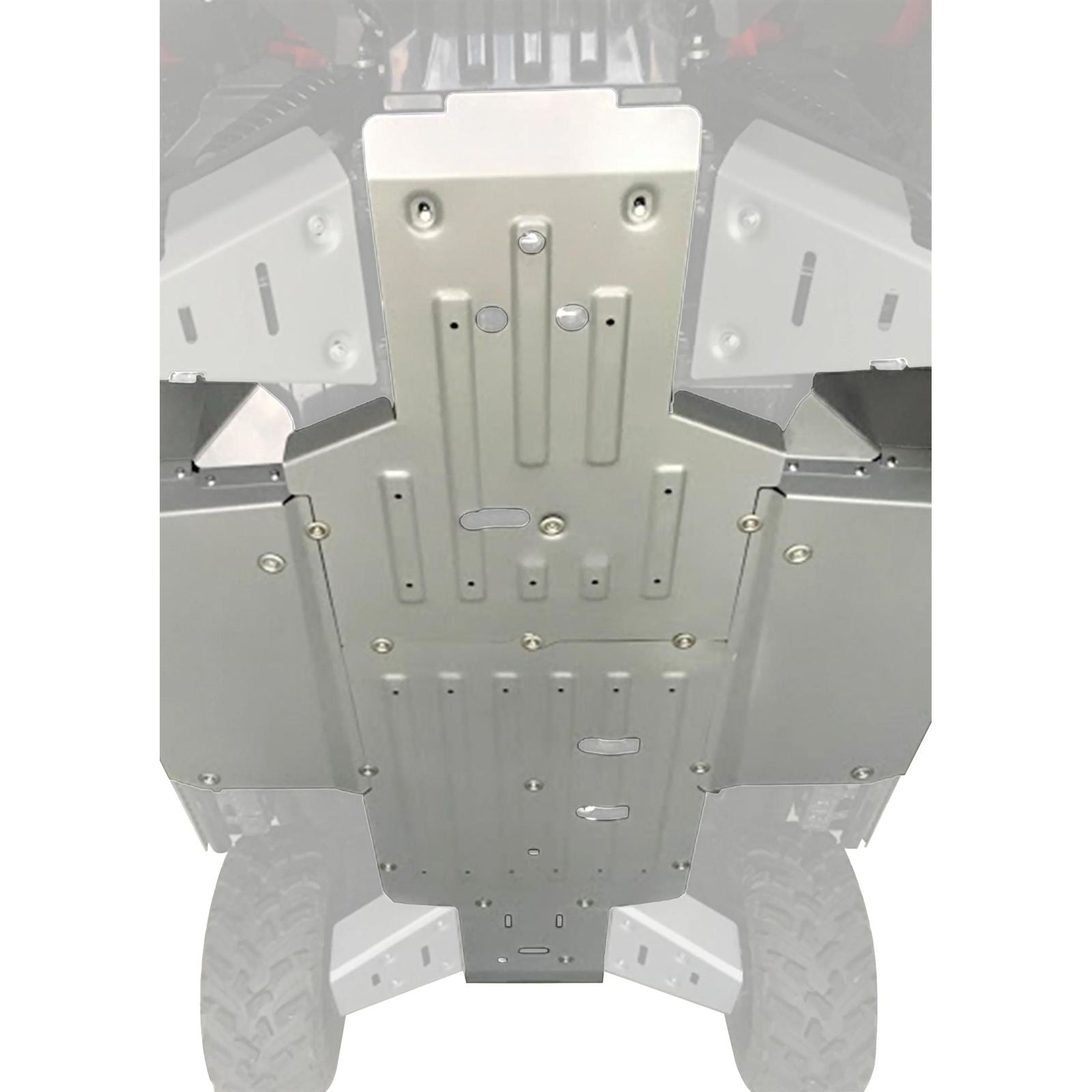 Rival Powersports USA Alloy Central Skid Plate Compatible with Honda Pioneer 1000  [MPN: 2444.2150.2]_2098607