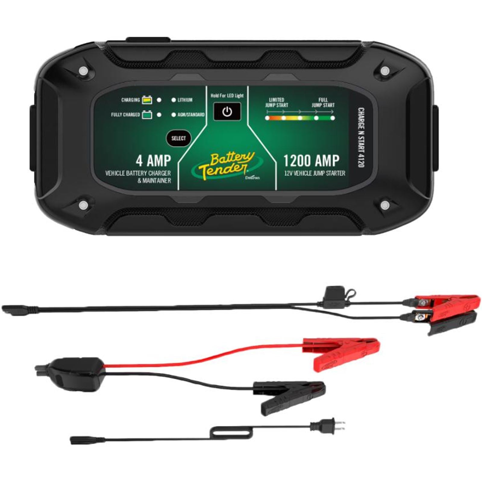 Battery Tender Chargestart 4AMP Battery Charger & 1200 AMP Jump Starter [MPN: 030-7020-WH]_1675492