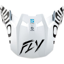 FLY Racing Formula S Carbon Abyss Visor - White/Black_1687939