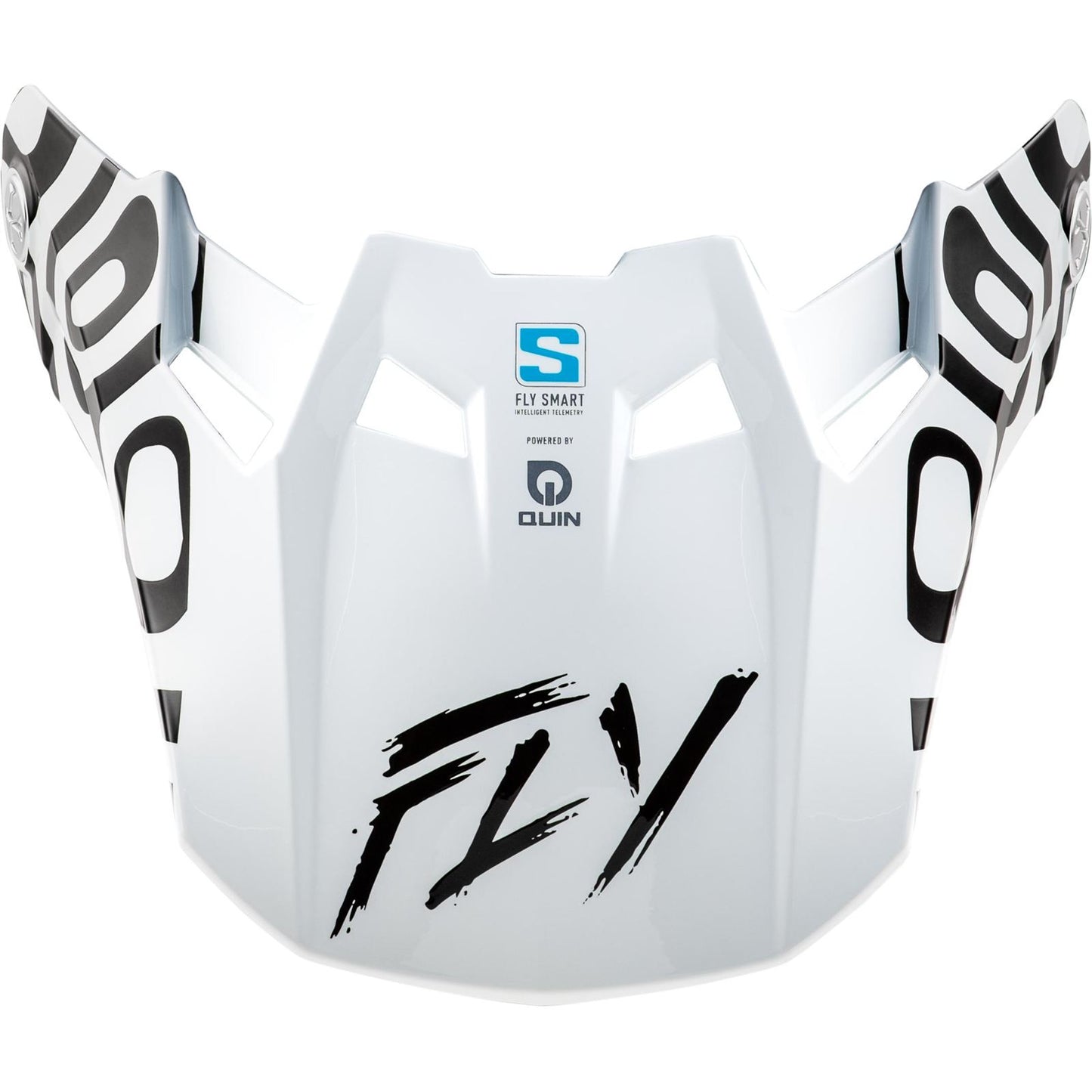 FLY Racing Formula S Carbon Abyss Visor - White/Black_2569269