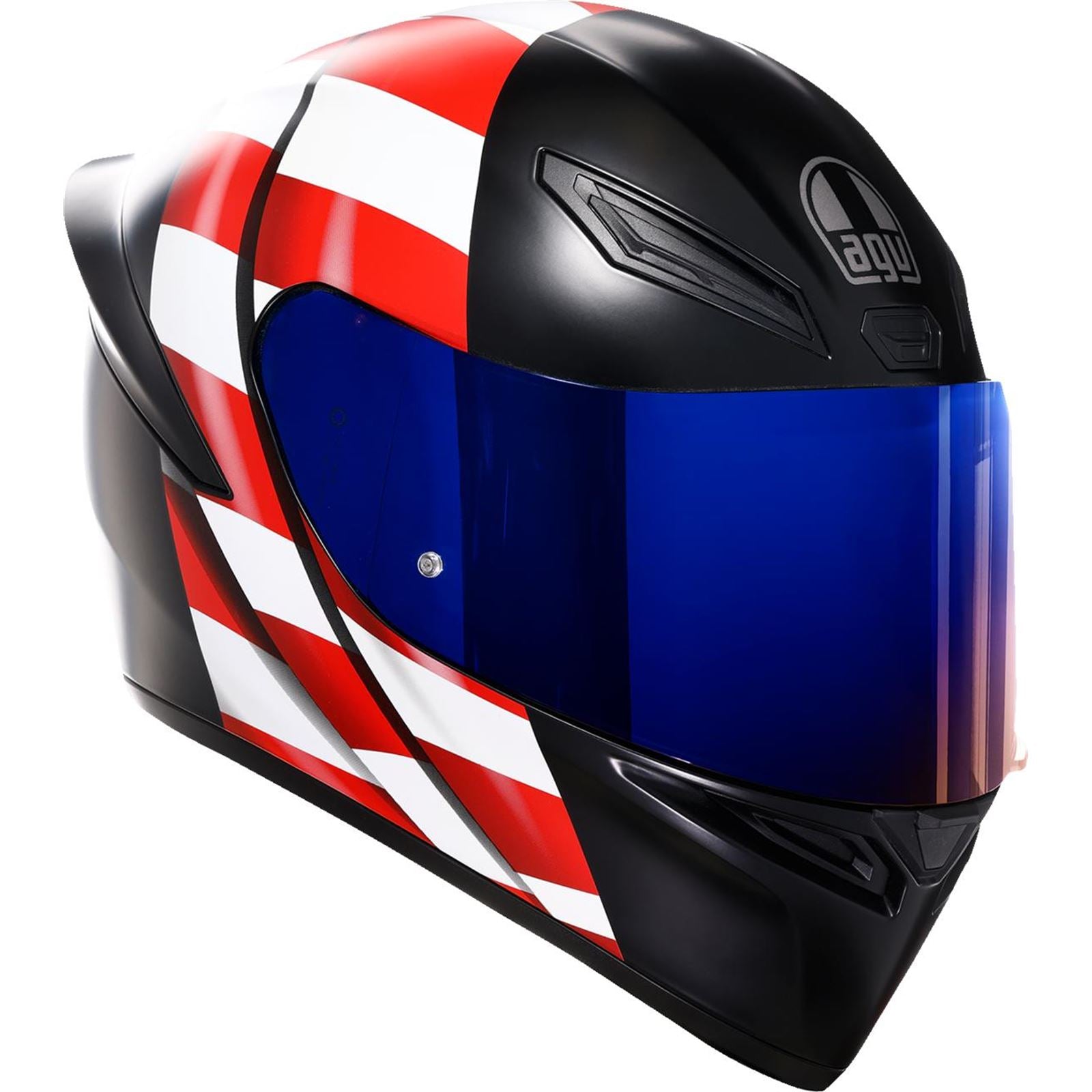 AGV Helmets K1 S Helmet - US Flag - Red/White/Blue_1767643