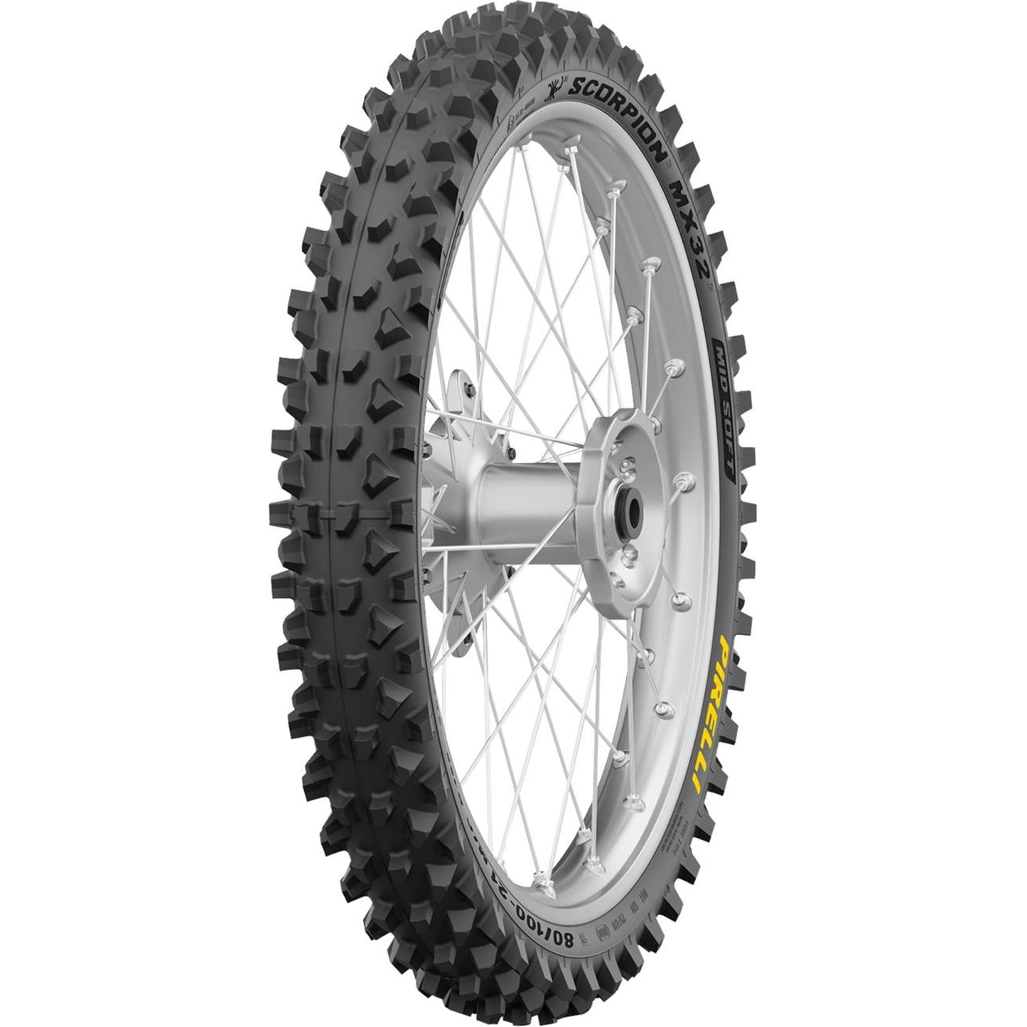 Pirelli - Powersports Tire - Scorpion™ MX32 Mid Soft - Front - 80/100-21 - 51M 4574700_1743024