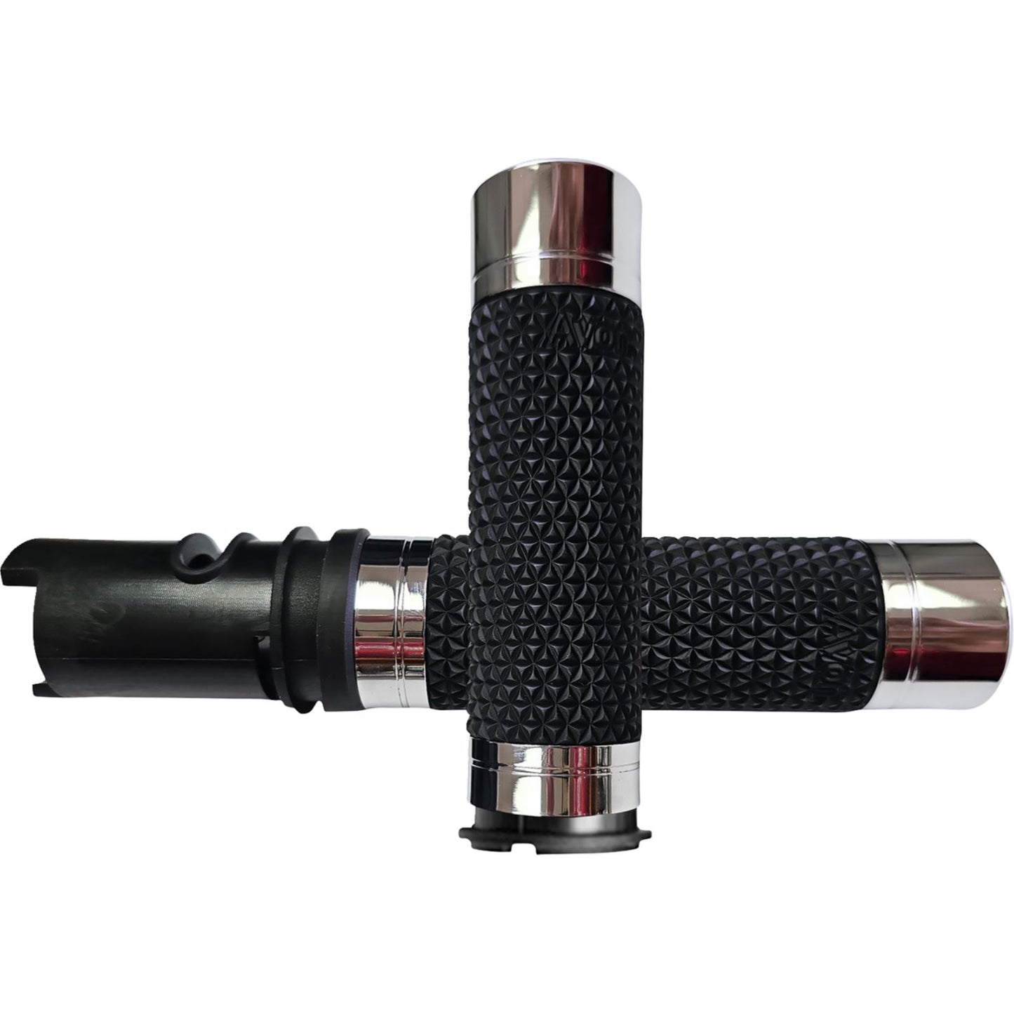 Avon Grips K25 Grips - TBW - Chrome K25-CH-F24_1662488