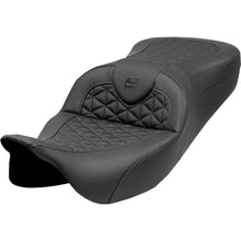 Saddlemen RoadSofa™ Tri Gripper Seat - Standard Reach - FLH/FLT '08-'25 808-07B-21000_1662471