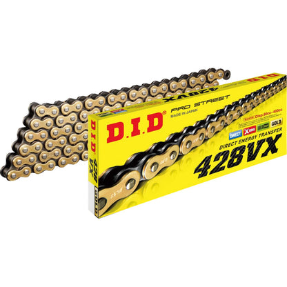 D.I.D. 428 VX - Drive Chain - 120 Links - Gold and Black [MPN: 428VXG120FB]_1662597
