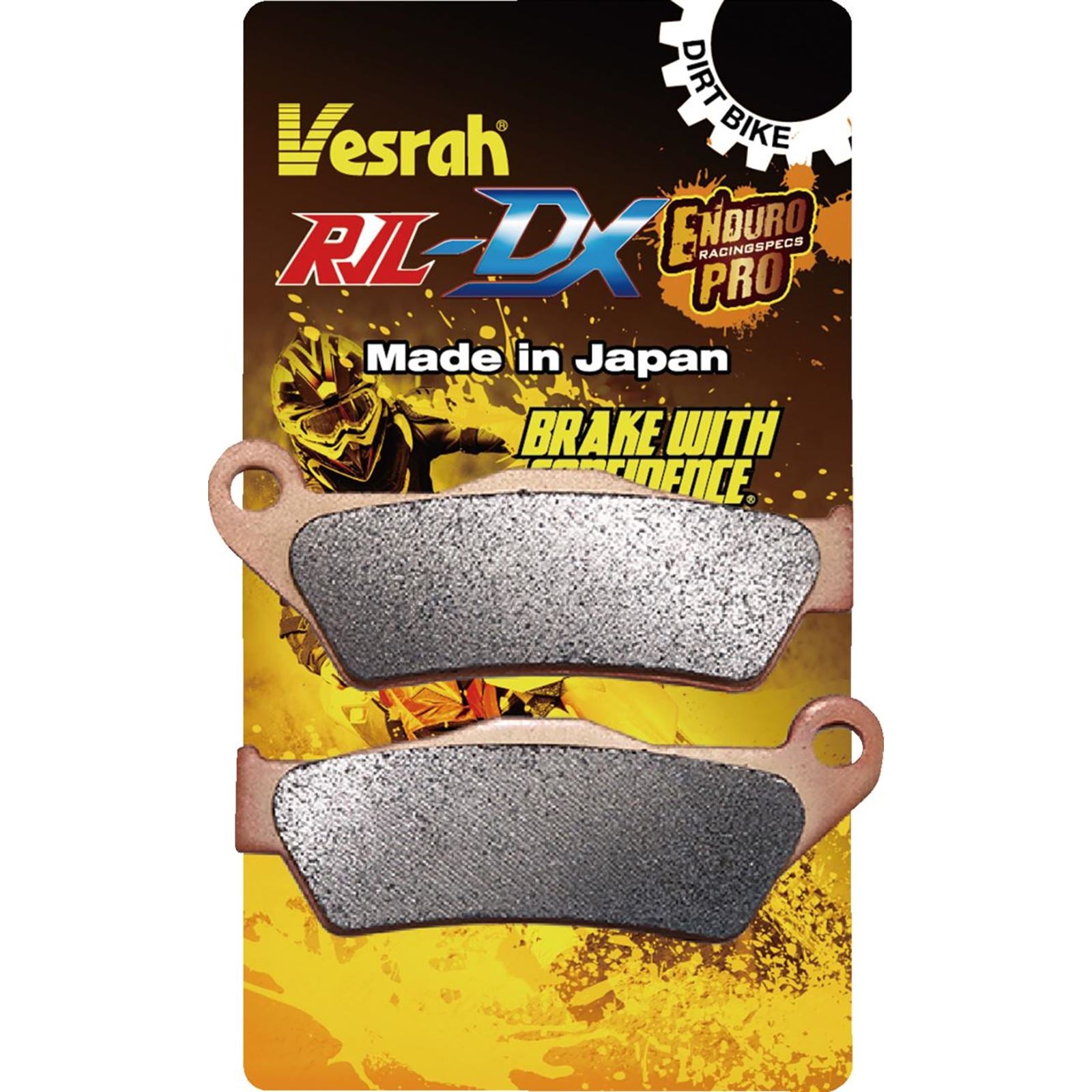 Vesrah Brake Pads - Front/Rear for Husqvarna/Ducati/Gas Gas/Yamaha/KTM [MPN: DX-947]_1864226