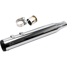 S&S Cycle 2-into-1 4" Swindler Muffler Kit - Chrome for M8 Touring 550-1140_1734526