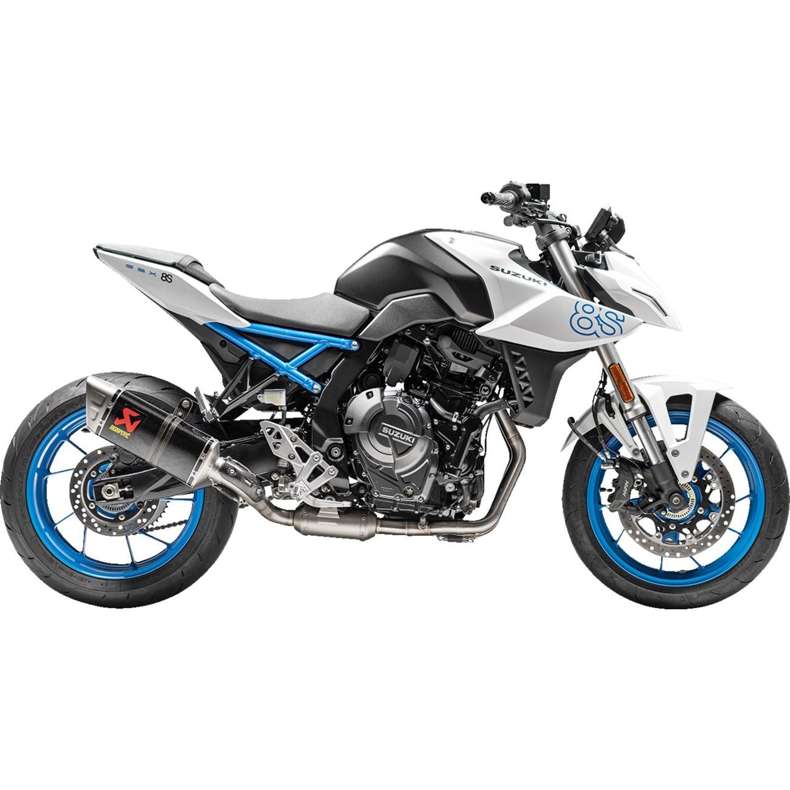 Akrapovic Racing Line Exhaust System - Carbon Fiber for Suzuki GSX-8S & GSX-8R [MPN: S-S8R2-EEC]_1732510