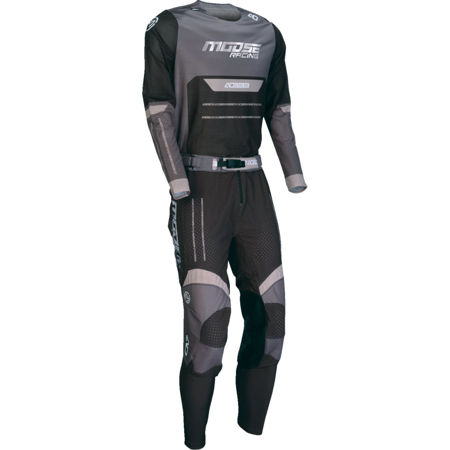 Moose Offroad Alpha One Jersey - Black/Gray - Medium OPEN BOX [MPN: 2910-8298]_2194346