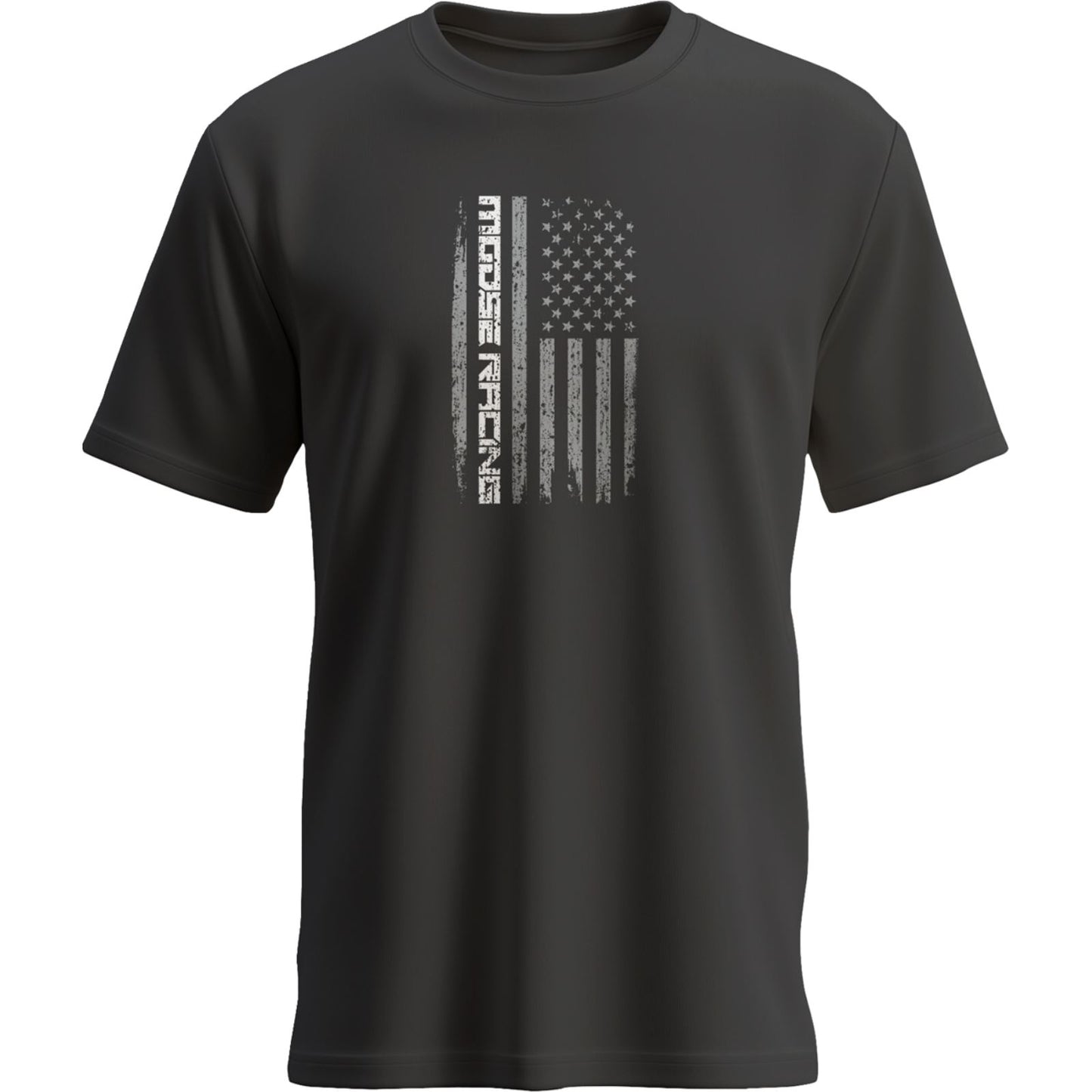 Moose Offroad Stars and Stripes Forever T-Shirt - Black_1662985