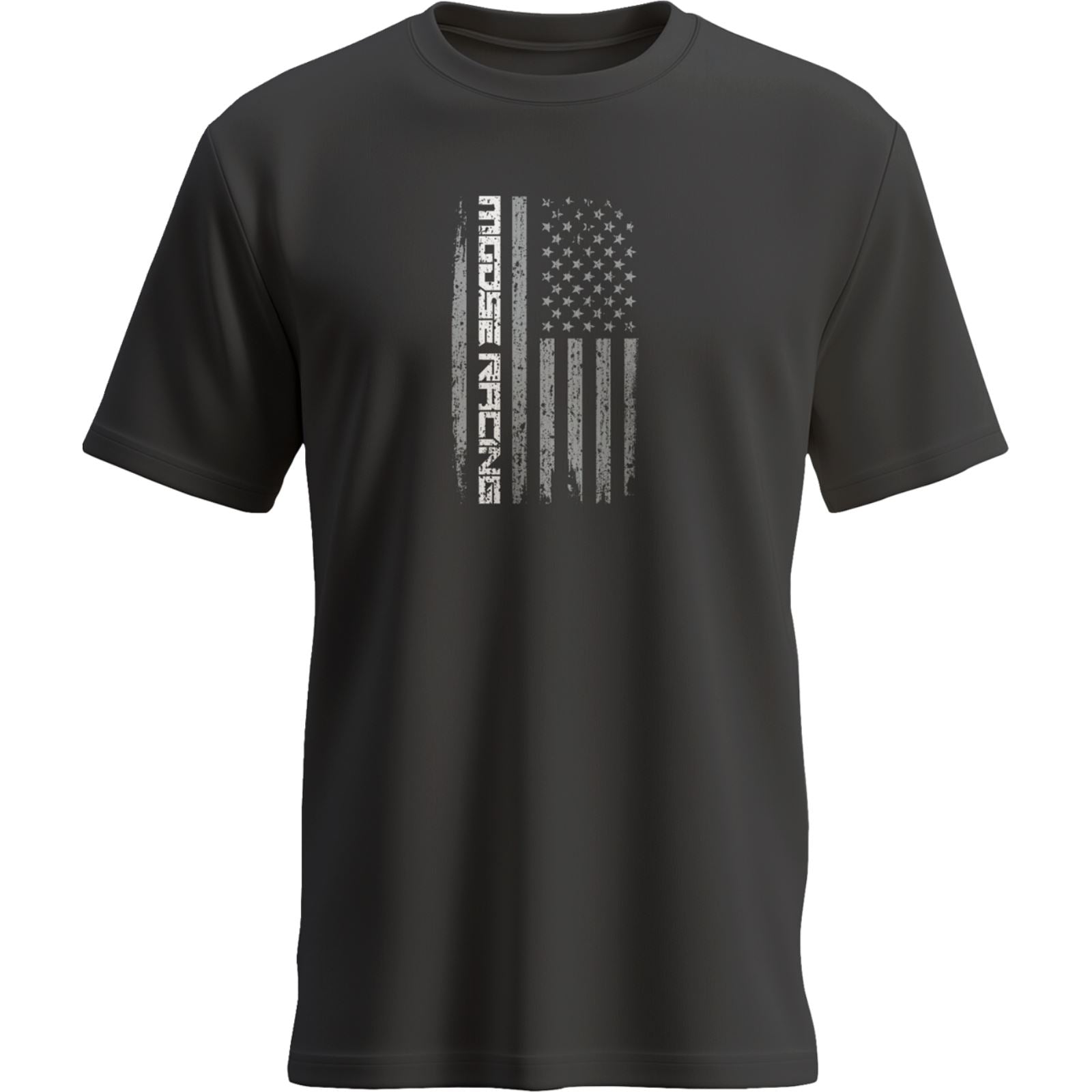 Moose Offroad Stars and Stripes Forever T-Shirt - Black_1662985