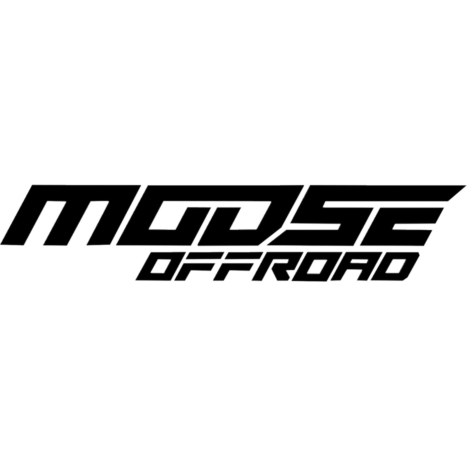 Moose Offroad Decal - Moose Corporate Stacked - Black - 10 Pack 4320-2633_1663194