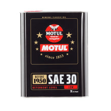 Motul Classic SAE 30 Oil - 6x2L - Single 104509-1_1768260
