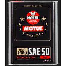 Motul Classic SAE 50 Oil - 2L - Single 104510-1_1687723