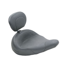 Mustang Motorcycle Products Std Touring Solo Seat w/Driver Backrest - Black for 83-21 Harley Electra [MPN: 79549]_1674617