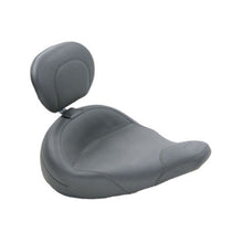 Mustang Motorcycle Products Std Touring Solo Seat w/Driver Backrest - Black for 83-21 Harley Electra [MPN: 79549]_1714544