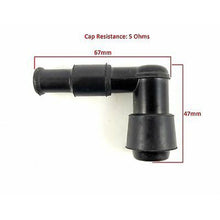 2FastMoto Spark Plug Cap 90 Degree with Rubber Boots For Kawasaki/Honda 053-505_623065