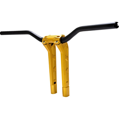 Performance Machine Phatbar H-Bar Assy, 11-1/2in Riser, 1-1/4in Bar - Gold Ops [MPN: 0208-2197M-SMG]_1772712