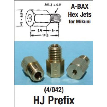 Hex Main Jets #380 - 4/Pack_2097448