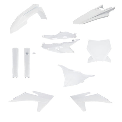 Acerbis Full Plastic Kit for KTM 125-450 SX/SX-F/XC/XC-F '23-24 - White 2986510002_1714403