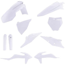 Acerbis Full Plastic Kit for KTM 125-450 SX/SX-F/XC/XC-F '23-24 - White 2986510002_1743062