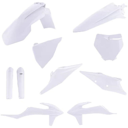 Acerbis Full Plastic Kit for KTM 125-450 SX/SX-F/XC/XC-F '23-24 - White 2986510002_1743062