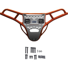 Ravek Front Bumper/Skid Plate with White Lights fits Polaris RZR - Orange 64-317ORL_1702123