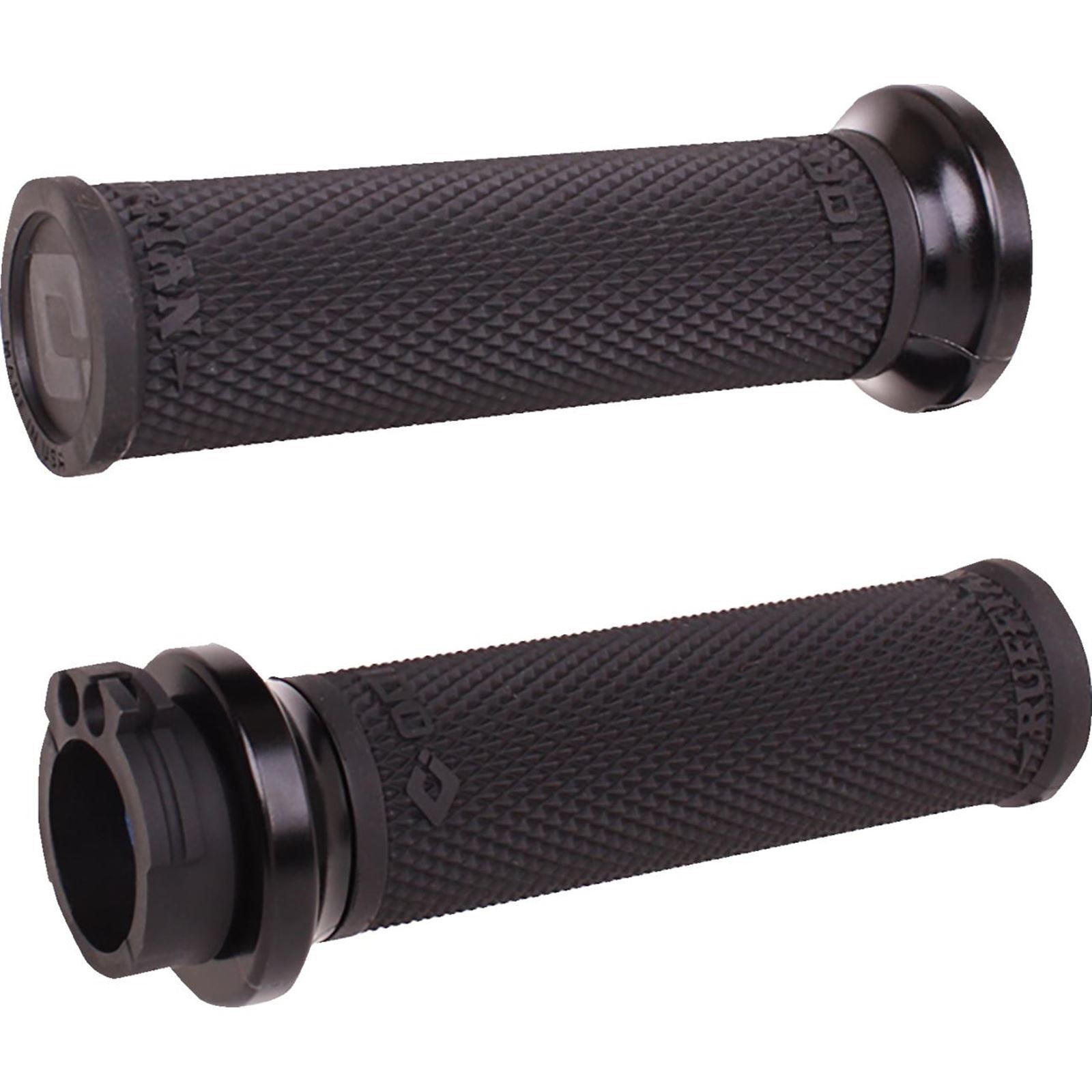 ODI Ruffian Lock-On Street Grips - Cable - Black/Black [MPN: V30HCWB-B]_1743052