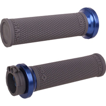 Ruffian Lock-On Street Grips - Cable - Black/Anodized Blue [MPN: V30HCWH-U]_1743045