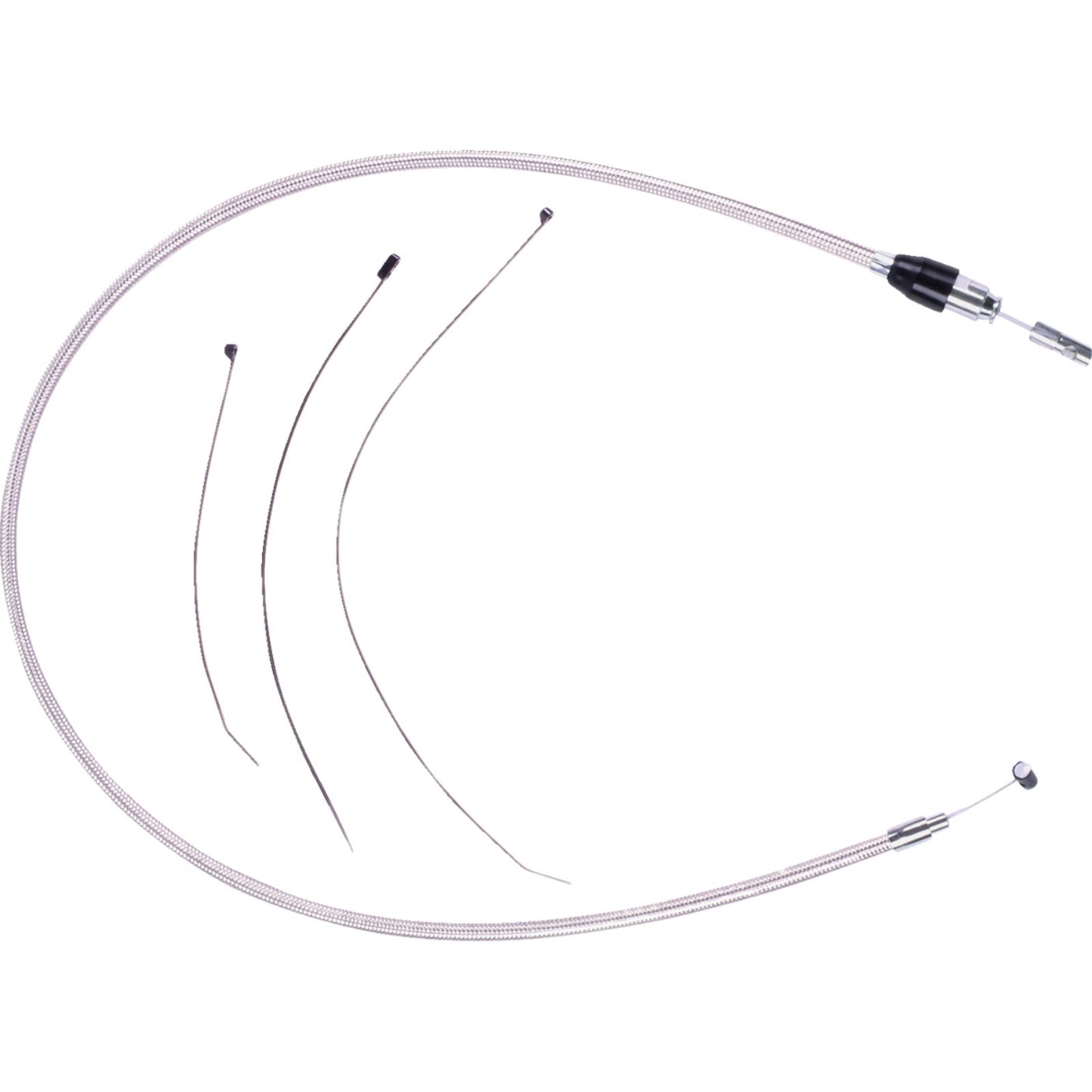 Magnum Polished Stainless Quick Connect Upper Clutch Cable - 39" [MPN: 523804HE]_1702109