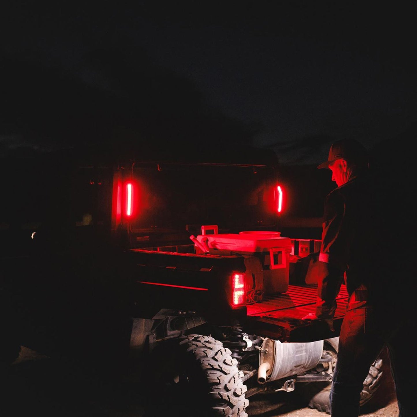 Ravek Trunk Bed Light - Red for Polaris Ranger XD 1500 64-111R_1735587