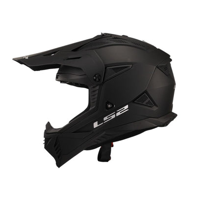 LS2 Gate II Solid Full Face MX Helmet - Matte Black - Large OPEN BOX [MPN: 708-1014]_2097484