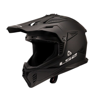 LS2 Gate II Solid Full Face MX Helmet - Matte Black - XL OPEN BOX [MPN: 708-1015]_2097490
