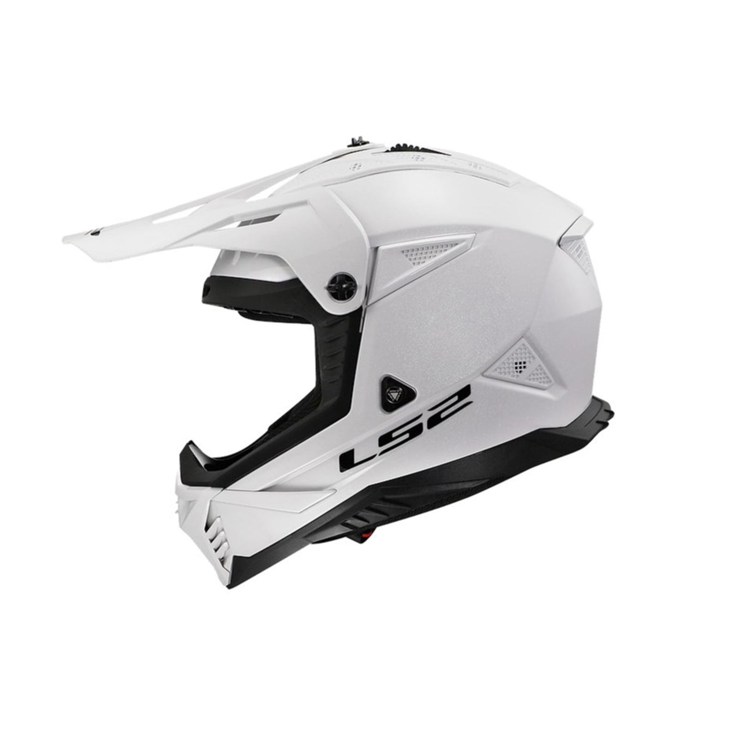 LS2 Gate II Solid Full Face MX Helmet - Gloss White_1839894