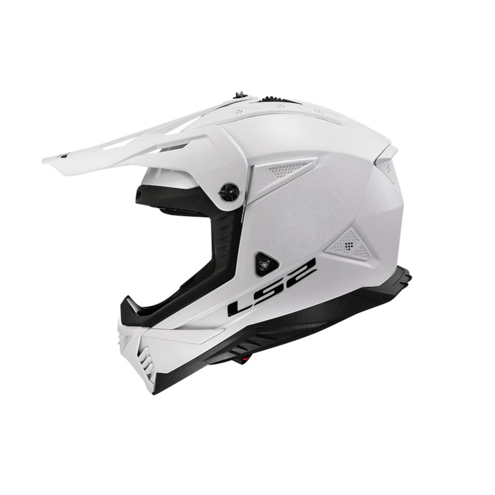 LS2 Gate II Solid Full Face MX Helmet - Gloss White_1839894