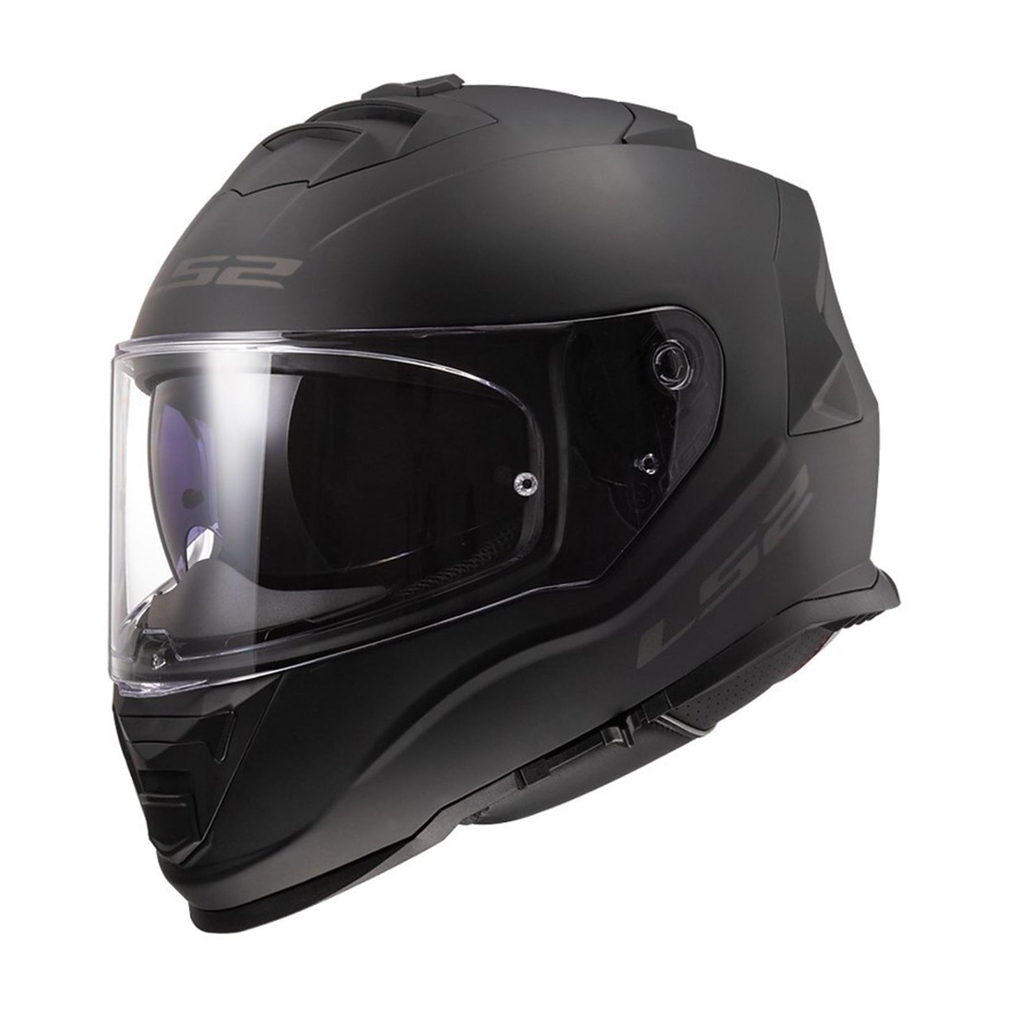 LS2 Assault Solid Helmet with SunShield - Matte Black_1725378