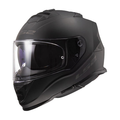 LS2 Assault Solid Helmet with SunShield - Matte Black_1725378