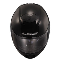 LS2 Stream II Solid Helmet with SunShield - Gloss Black_1726518