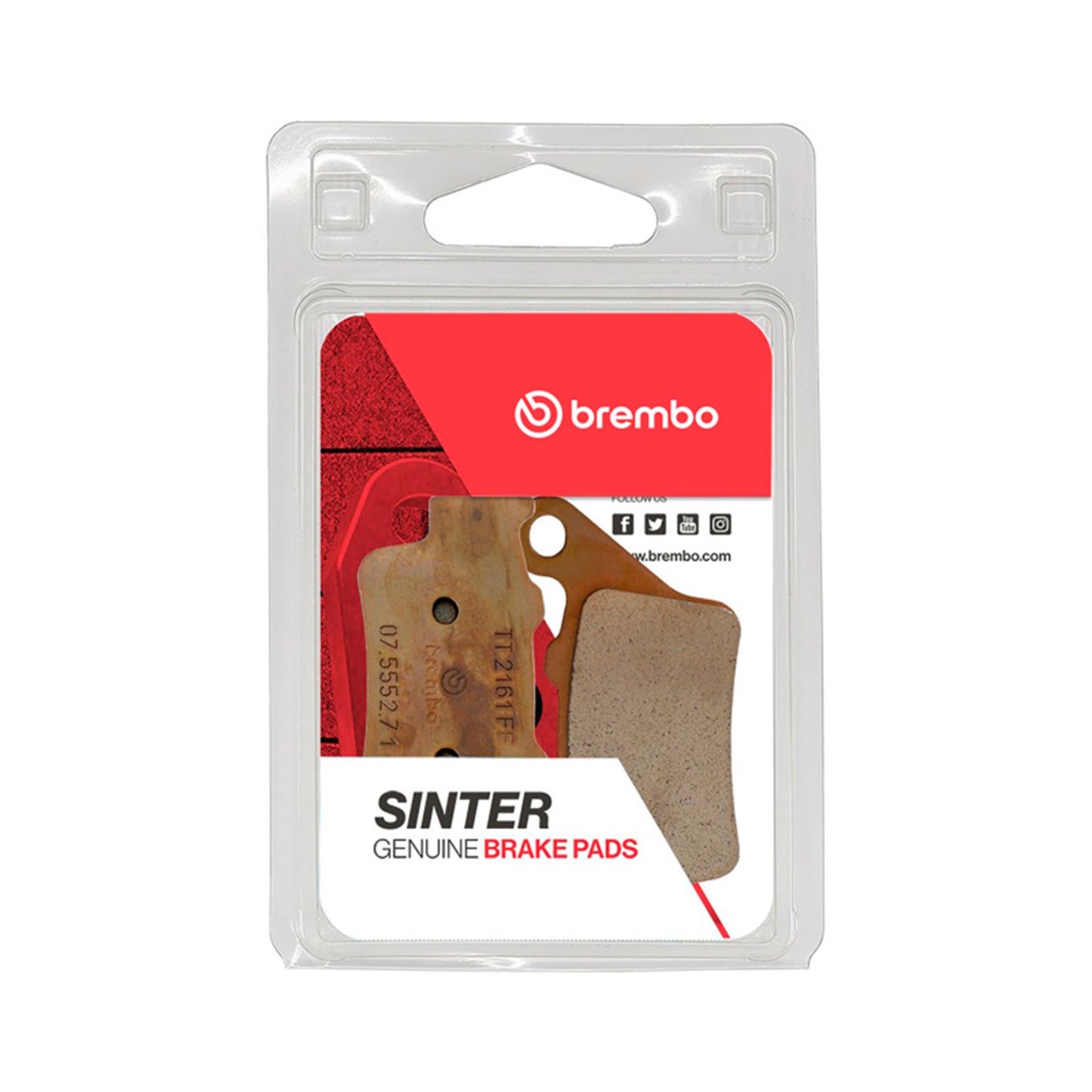 Brembo OE - Powersports Brake Pad - Rear fits 00-00 Indian Scout Bobber 1200cc [MPN: 07BB0258]_1728812