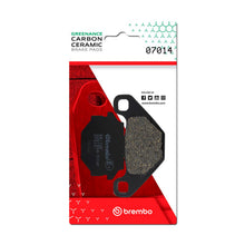 Brembo OE - Powersports Carbon Ceramic Brake Pad - Rear fits Aprilia /Fantic /Mz [MPN: 07014]_1728301