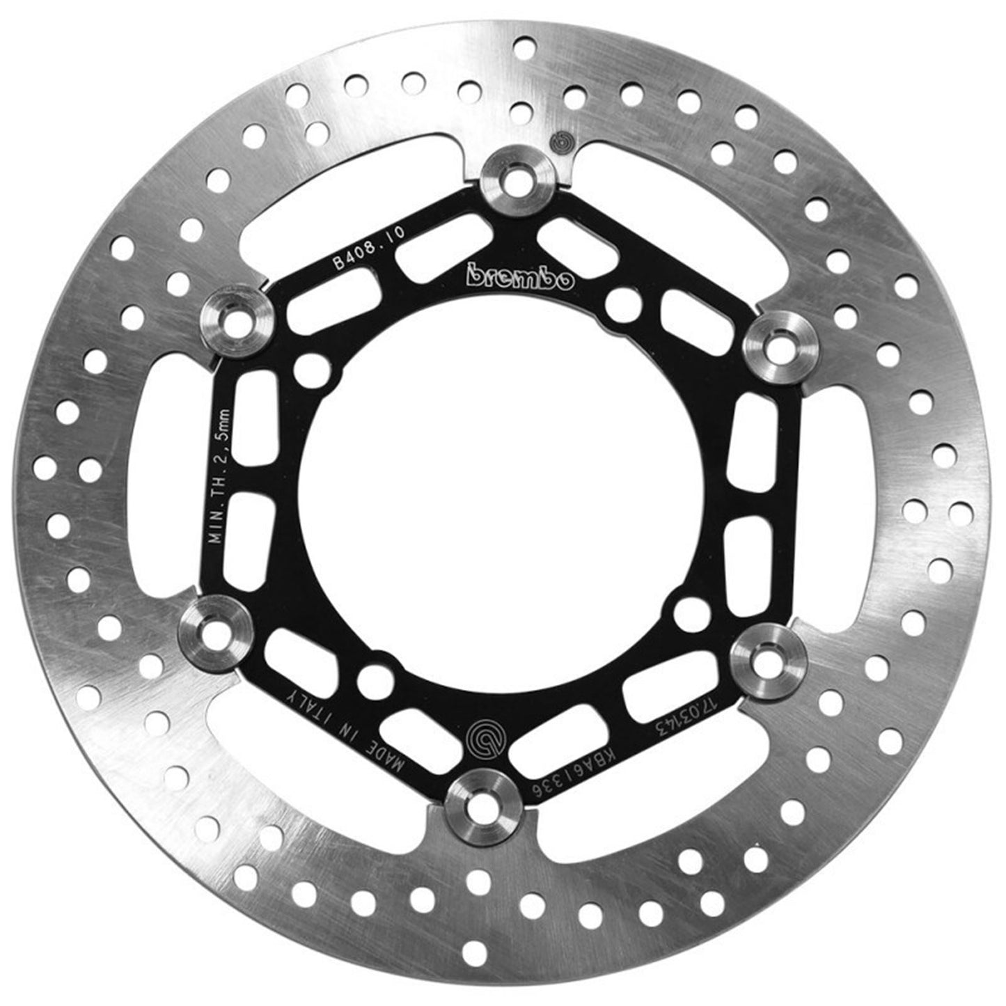 Brembo OE - Powersports Brake Disc Front Floating fits Kawasaki KDX / Kawasaki KLX R - 250x3mm  [MPN: 78B40810]_1728878
