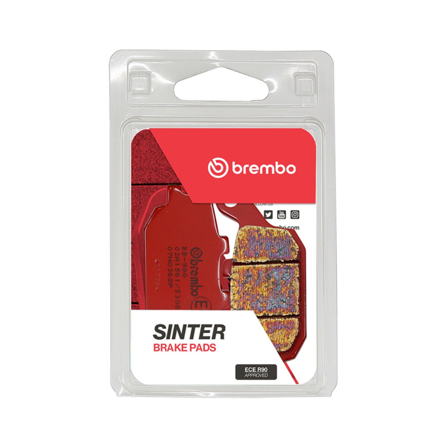 Brembo OE - Powersports Brake Pad - Rear fits 92-96 Honda CBR F 400cc  [MPN: 07HO36SP]_1728035