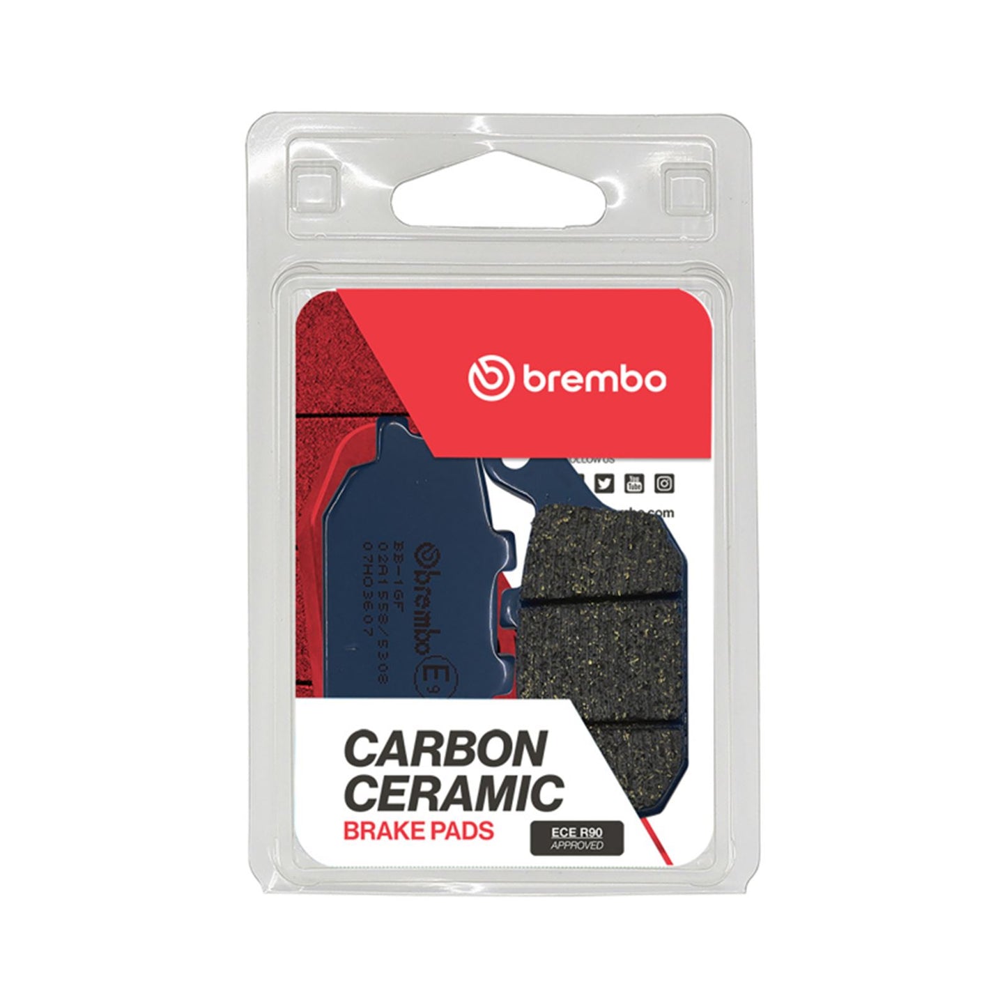 Brembo OE - Powersports Brake Pad - Rear fits 92-96 Suzuki DL V-Strom 250cc [MPN: 07HO3607]_1728325