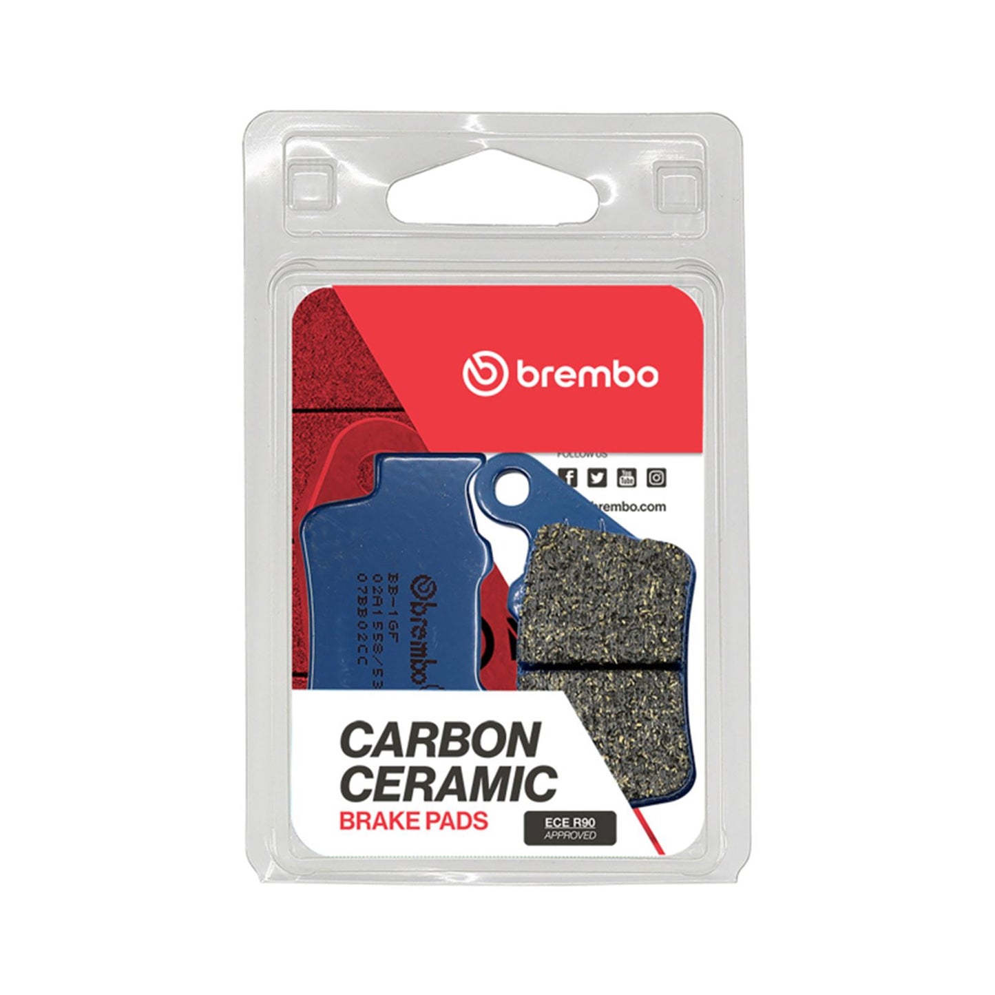 Brembo OE - Powersports Brake Pad - Rear fits 00-00 Beta Jonathan 125cc [MPN: 07BB02CC]_1728396