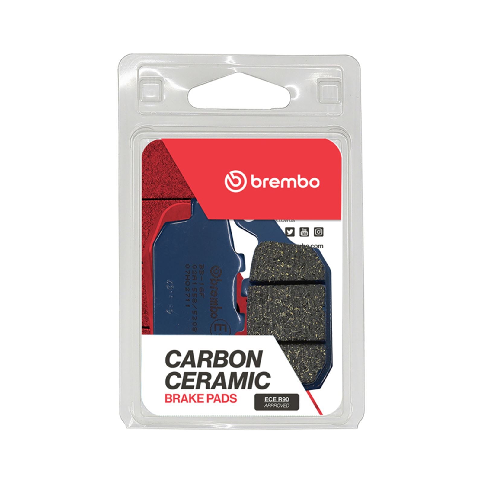 Brembo OE - Powersports Brake Pad - Rear fits 01-09 Buell Blast 500cc [MPN: 07HO2711]_1728835