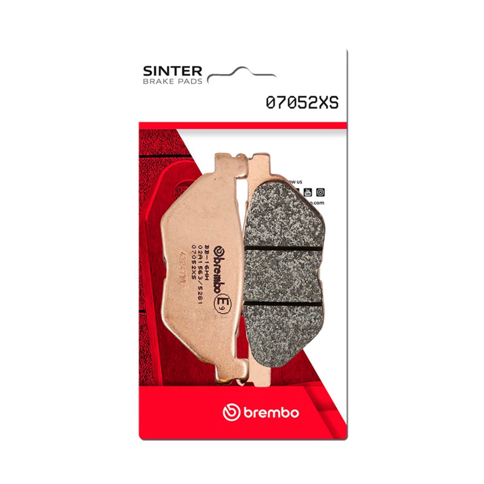 Brembo OE - Powersports Brake Pad - Rear fits 01-03 Yamaha XP TMAX 500cc [MPN: 07052XS]_1728288